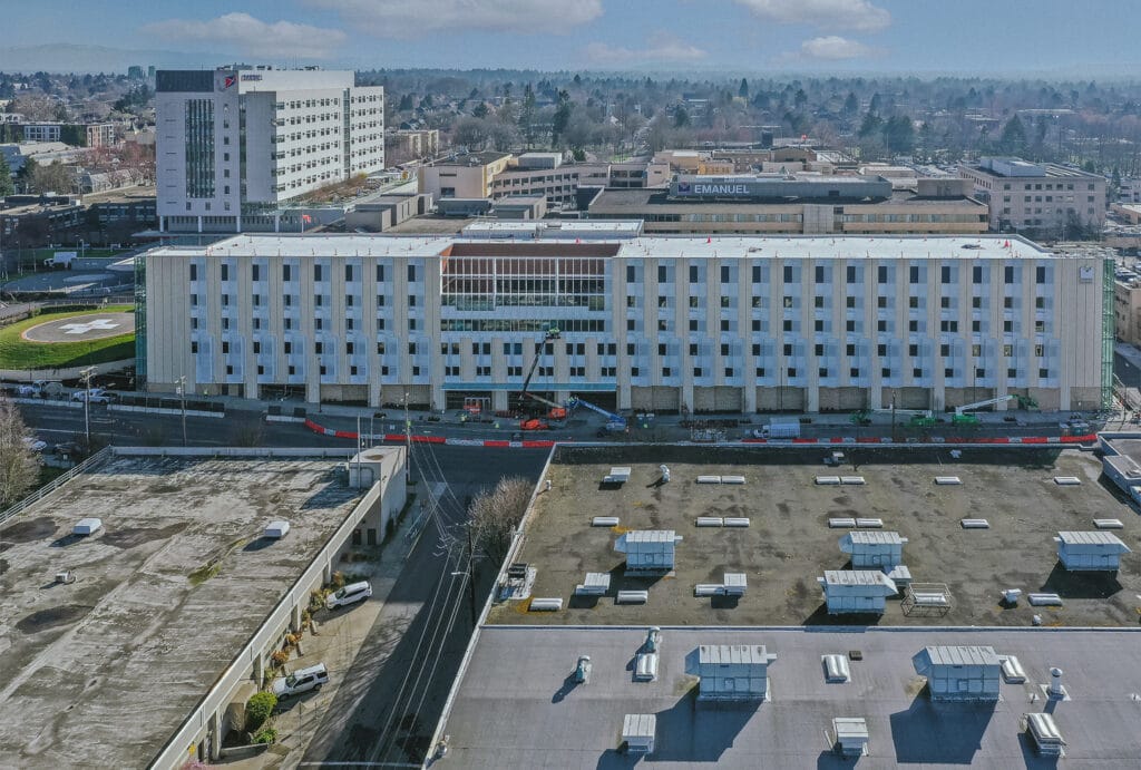 Legacy Emanual Medical Center West Expansion: Roofing Project 01