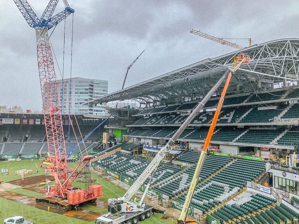 Providence Park: Re-roofing Project 06